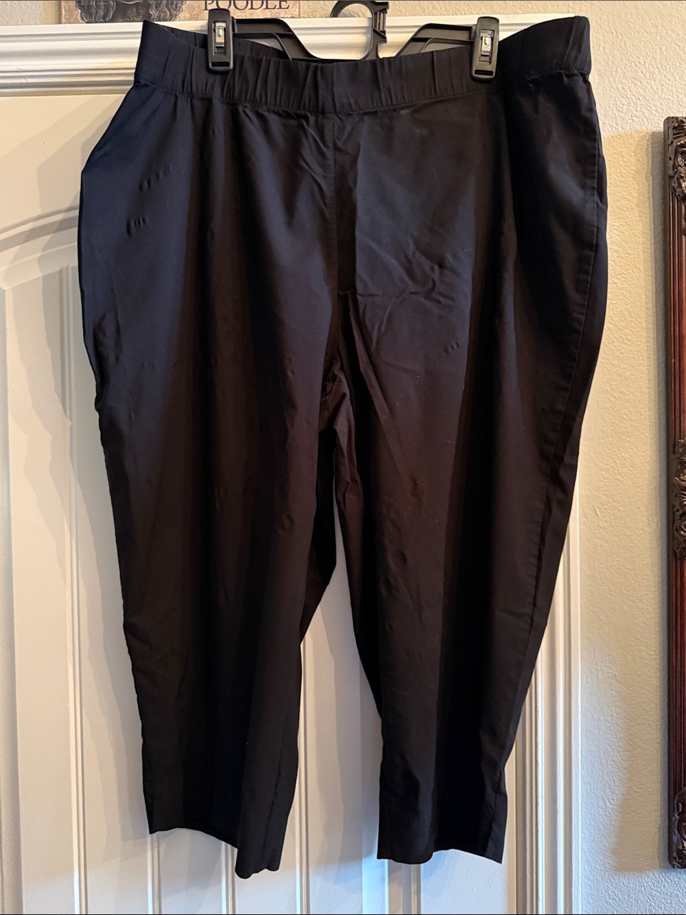 Susan Graver Black Stretch Capris